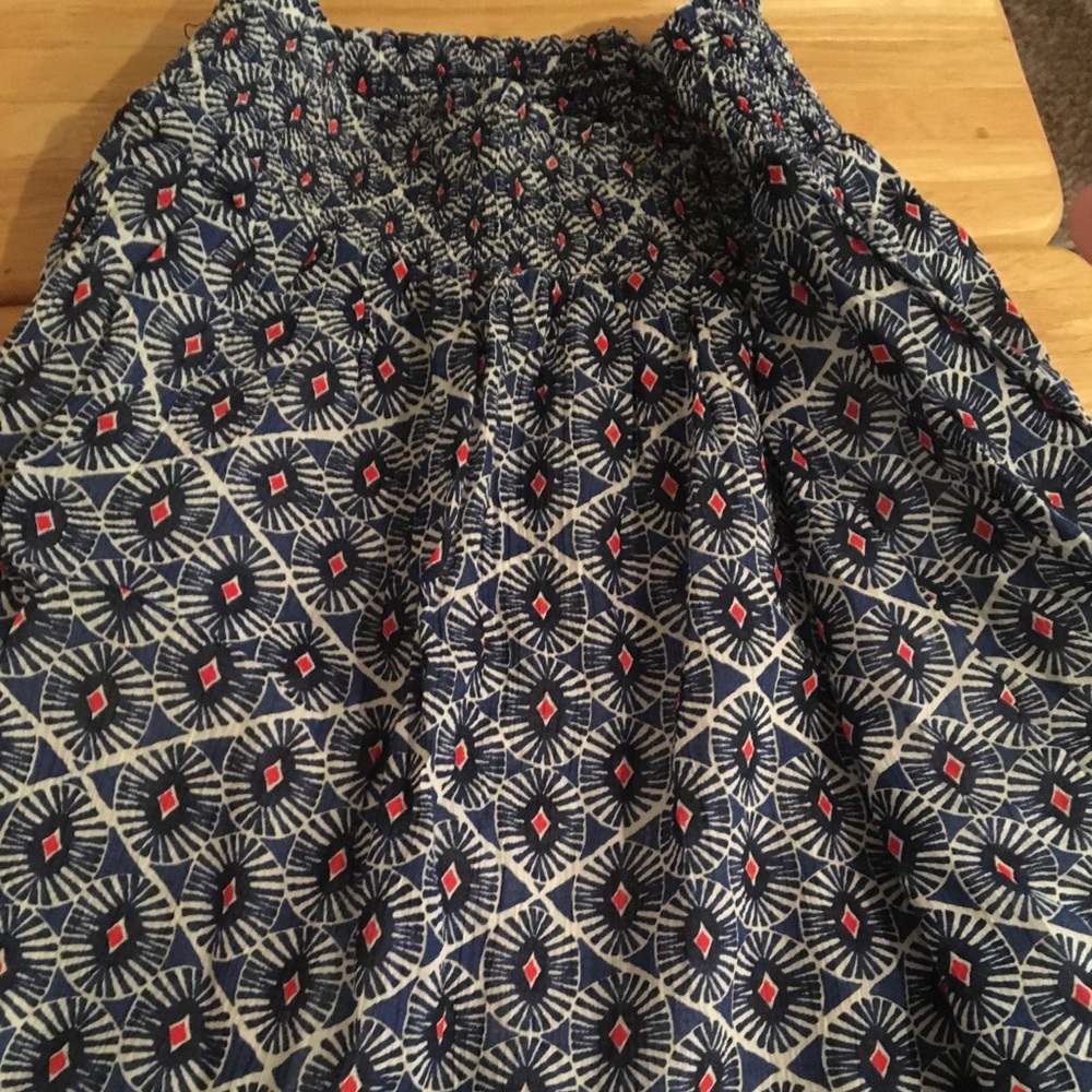 Colorful flowy skirt